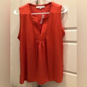 LOFT Mixed Media Tank, Size S